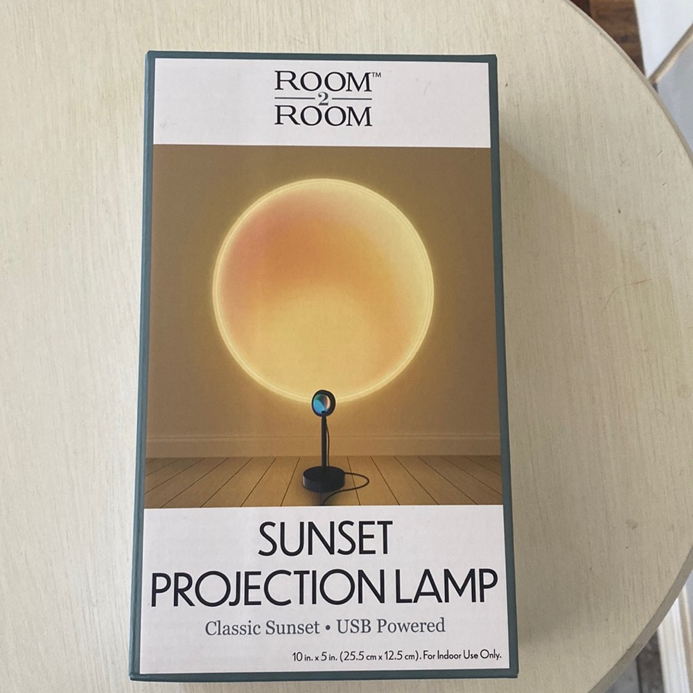 Sunset projection lamp